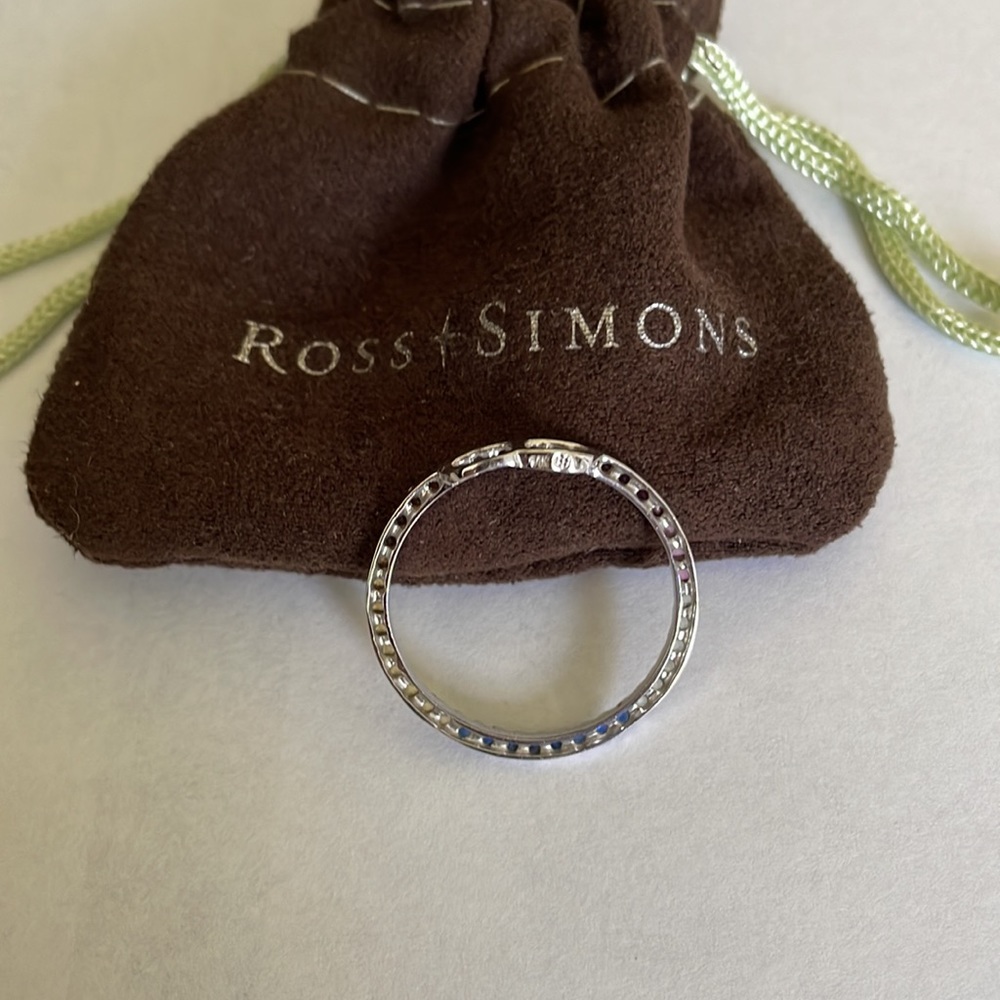 Ross Simons Multi Color Sapphire Pendant In 14k W… - image 2